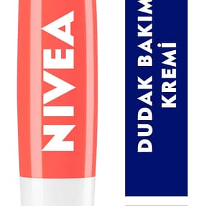 Nivea Dudak Bakım Kremi Ve Dudak Parlatıcı 4.8gr, Şeftali Kokusu